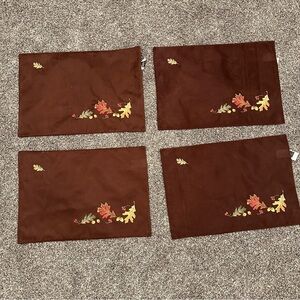 Autumn Leaf Harvest Placemats Set of 4